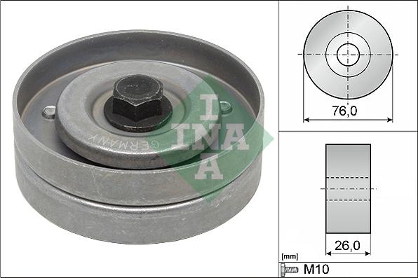 INA 532 0402 30 - Galoppino / Guidacinghia, Cinghia Poly-V autozon.pro