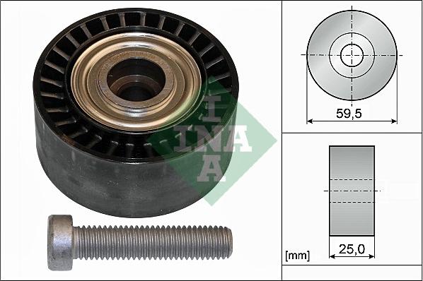 INA 532 0433 10 - Galoppino / Guidacinghia, Cinghia Poly-V autozon.pro