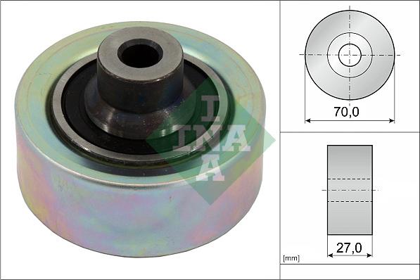 INA 532 0474 10 - Galoppino / Guidacinghia, Cinghia Poly-V autozon.pro