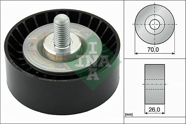 INA 532 0475 10 - Galoppino / Guidacinghia, Cinghia Poly-V autozon.pro