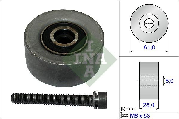 INA 532 0472 10 - Galoppino / Guidacinghia, Cinghia dentata autozon.pro