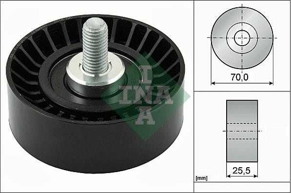 INA 532 0545 10 - Galoppino / Guidacinghia, Cinghia Poly-V autozon.pro