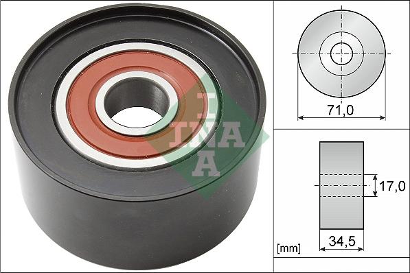 INA 532 0542 10 - Galoppino / Guidacinghia, Cinghia Poly-V autozon.pro