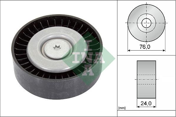 INA 532 0558 10 - Galoppino / Guidacinghia, Cinghia Poly-V autozon.pro