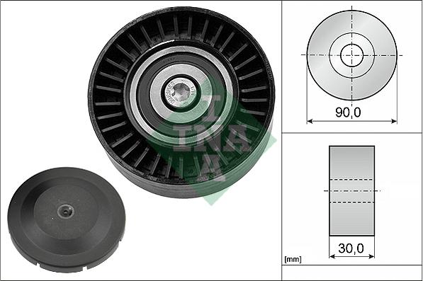 INA 532 0514 10 - Galoppino / Guidacinghia, Cinghia Poly-V autozon.pro