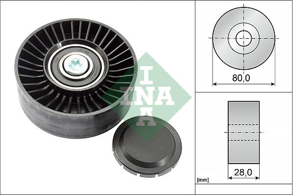 INA 532 0515 10 - Galoppino / Guidacinghia, Cinghia Poly-V autozon.pro