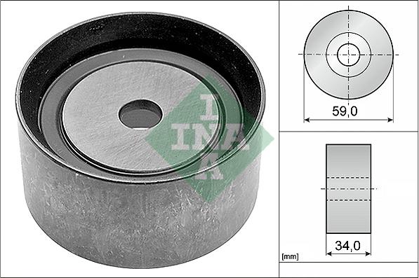 INA 532 0586 10 - Galoppino / Guidacinghia, Cinghia dentata autozon.pro