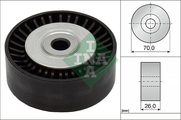 INA 532 0533 10 - Galoppino / Guidacinghia, Cinghia Poly-V autozon.pro