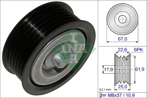 INA 532 0526 10 - Galoppino / Guidacinghia, Cinghia Poly-V autozon.pro