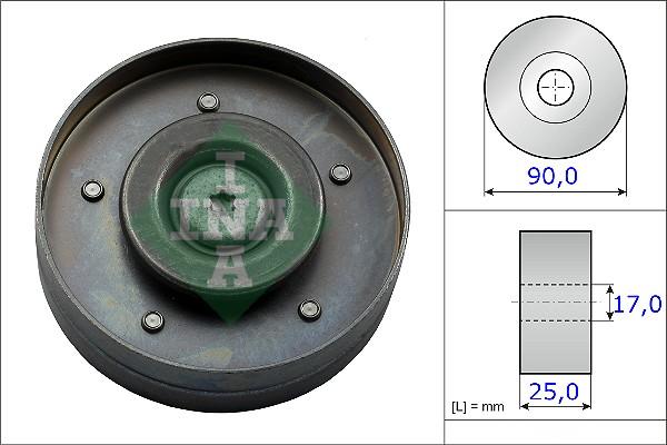 INA 532 0694 10 - Galoppino / Guidacinghia, Cinghia Poly-V autozon.pro