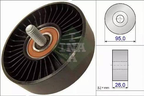 INA 532 0644 10 - Galoppino / Guidacinghia, Cinghia Poly-V autozon.pro