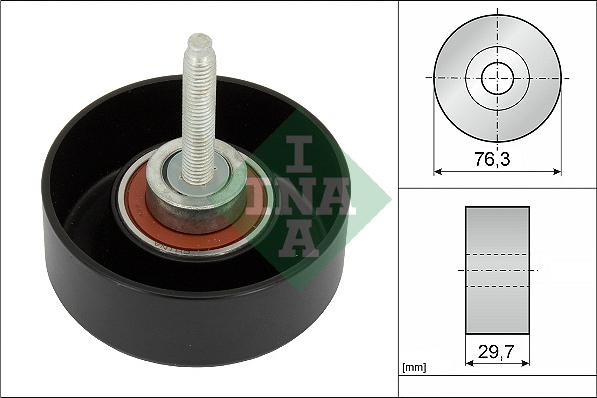 INA 532 0651 10 - Galoppino / Guidacinghia, Cinghia Poly-V autozon.pro