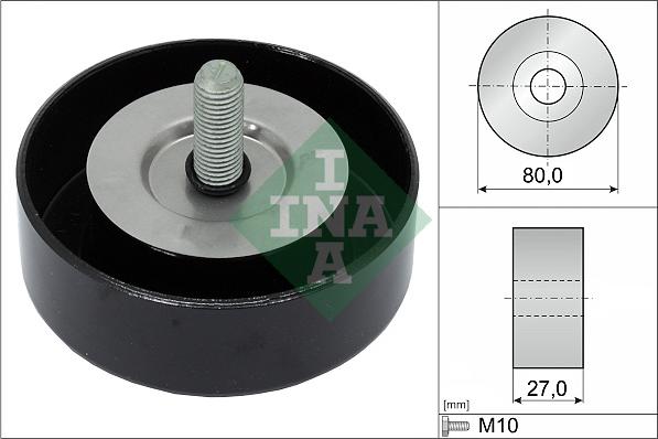 INA 532 0658 10 - Galoppino / Guidacinghia, Cinghia Poly-V autozon.pro