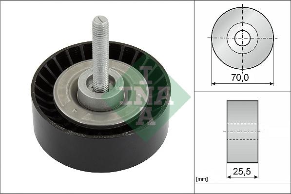 INA 532 0652 10 - Galoppino / Guidacinghia, Cinghia Poly-V autozon.pro