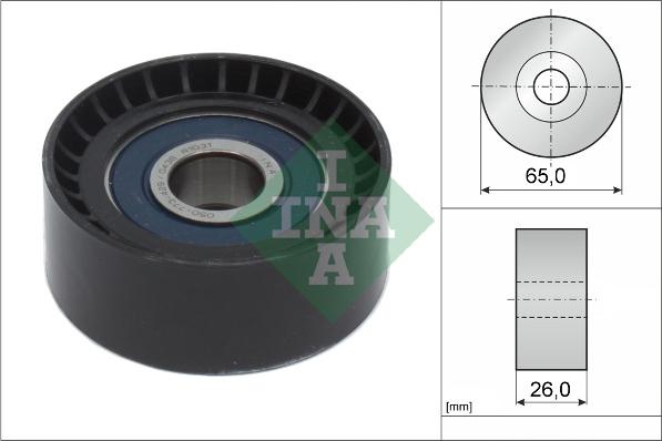 INA 532 0666 10 - Galoppino / Guidacinghia, Cinghia Poly-V autozon.pro