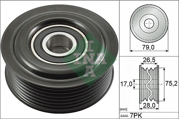 INA 532 0609 10 - Galoppino / Guidacinghia, Cinghia Poly-V autozon.pro