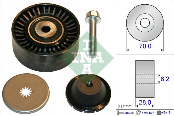 INA 532 0600 10 - Galoppino / Guidacinghia, Cinghia Poly-V autozon.pro