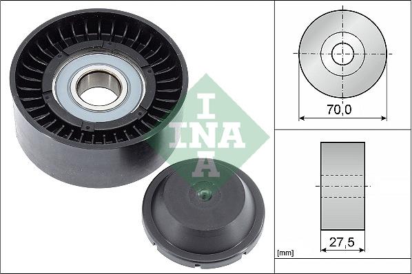 INA 532 0610 10 - Galoppino / Guidacinghia, Cinghia Poly-V autozon.pro