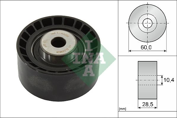 INA 532 0016 10 - Galoppino / Guidacinghia, Cinghia Poly-V autozon.pro