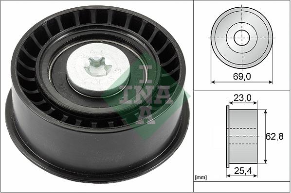 INA 532 0033 10 - Galoppino / Guidacinghia, Cinghia dentata autozon.pro