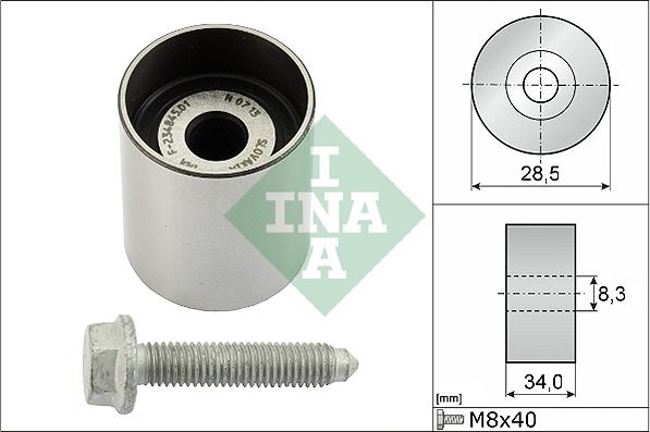 INA 532 0197 10 - Galoppino / Guidacinghia, Cinghia dentata autozon.pro