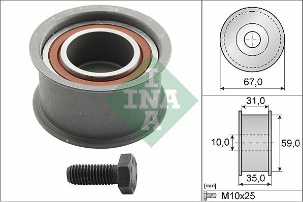 INA 532 0159 10 - Galoppino / Guidacinghia, Cinghia dentata autozon.pro