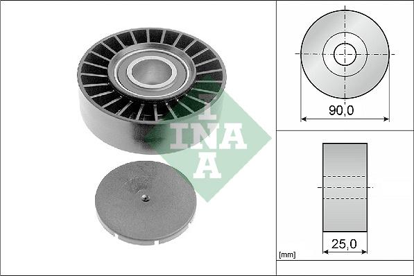 INA 532 0169 10 - Galoppino / Guidacinghia, Cinghia Poly-V autozon.pro