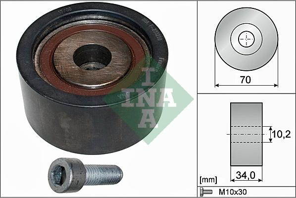 INA 532 0189 10 - Galoppino / Guidacinghia, Cinghia dentata autozon.pro