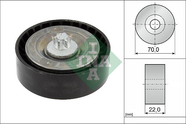 INA 532 0895 10 - Galoppino / Guidacinghia, Cinghia Poly-V autozon.pro