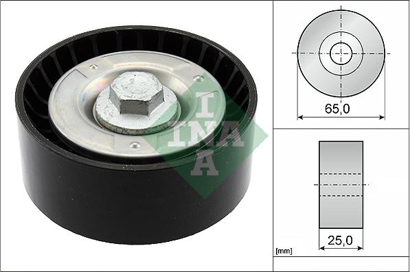 INA 532 0855 10 - Galoppino / Guidacinghia, Cinghia Poly-V autozon.pro