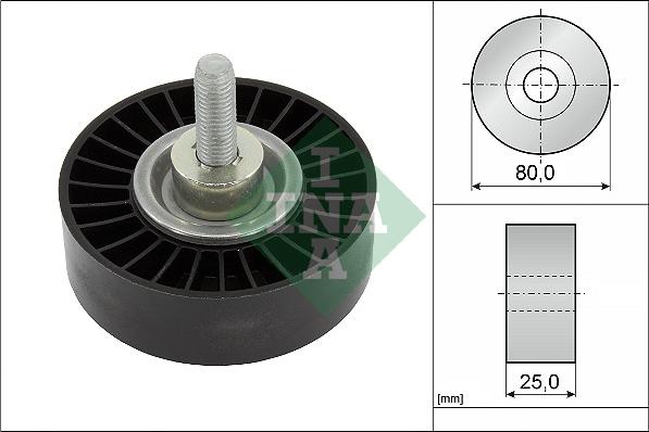 INA 532 0887 10 - Galoppino / Guidacinghia, Cinghia Poly-V autozon.pro