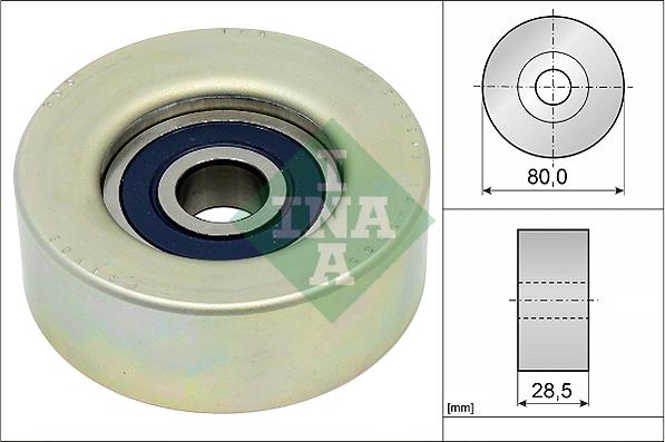 INA 532 0873 20 - Galoppino / Guidacinghia, Cinghia Poly-V autozon.pro