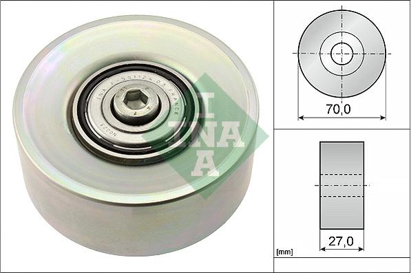 INA 532 0398 10 - Galoppino / Guidacinghia, Cinghia Poly-V autozon.pro