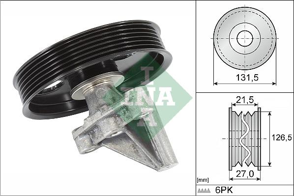 INA 532 0354 10 - Galoppino / Guidacinghia, Cinghia Poly-V autozon.pro