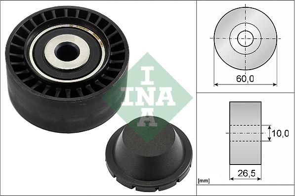 INA 532 0331 10 - Galoppino / Guidacinghia, Cinghia Poly-V autozon.pro