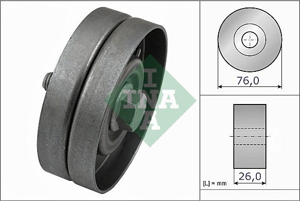 INA 532 0326 30 - Galoppino / Guidacinghia, Cinghia Poly-V autozon.pro