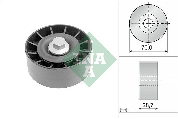 INA 532 0254 10 - Galoppino / Guidacinghia, Cinghia Poly-V autozon.pro