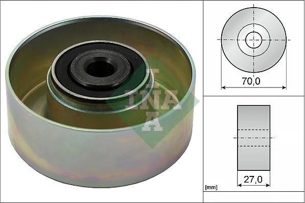 INA 532 0214 10 - Galoppino / Guidacinghia, Cinghia Poly-V autozon.pro