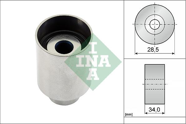 INA 532 0236 10 - Galoppino / Guidacinghia, Cinghia dentata autozon.pro