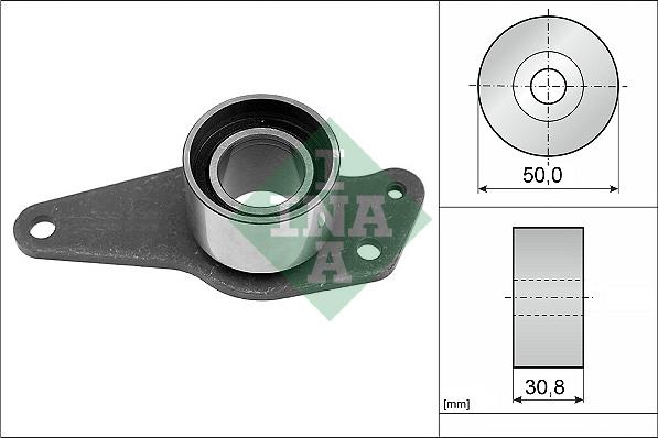 INA 532 0237 10 - Galoppino / Guidacinghia, Cinghia dentata autozon.pro