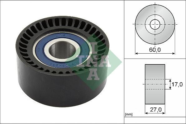 INA 532 0747 10 - Galoppino / Guidacinghia, Cinghia dentata autozon.pro