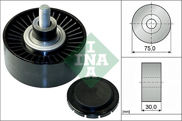 INA 532 0751 10 - Galoppino / Guidacinghia, Cinghia Poly-V autozon.pro