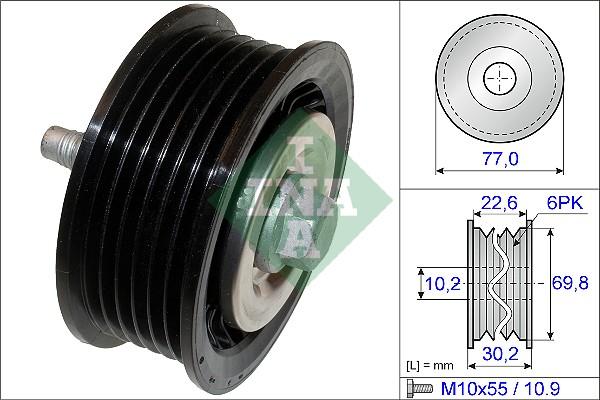 INA 532 0700 10 - Galoppino / Guidacinghia, Cinghia Poly-V autozon.pro