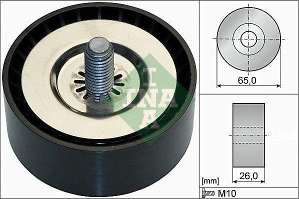 INA 532 0736 10 - Galoppino / Guidacinghia, Cinghia Poly-V autozon.pro