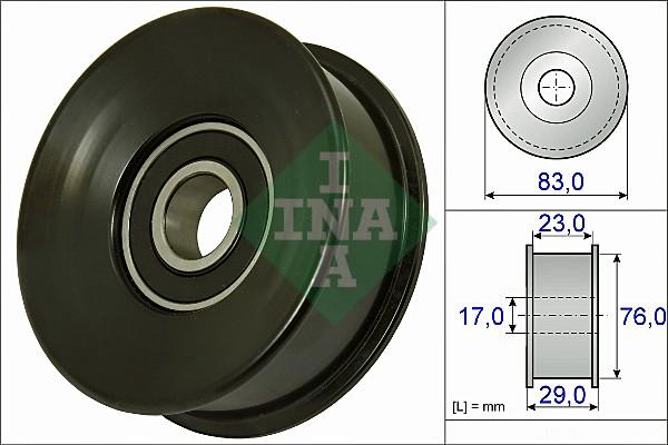 INA 532 0730 10 - Galoppino / Guidacinghia, Cinghia Poly-V autozon.pro