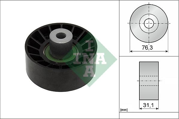 INA 532 0776 10 - Galoppino / Guidacinghia, Cinghia Poly-V autozon.pro