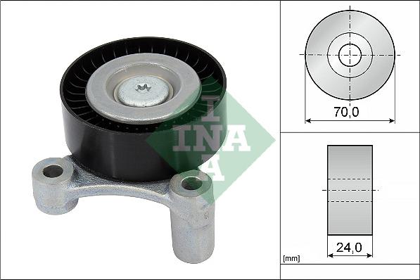 INA 532 1002 10 - Galoppino / Guidacinghia, Cinghia Poly-V autozon.pro