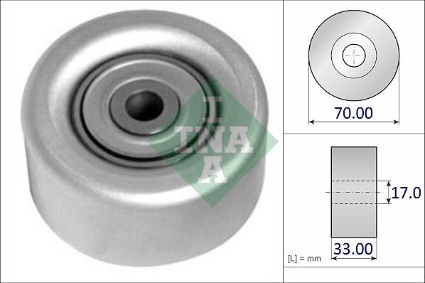 INA 532 1027 10 - Galoppino / Guidacinghia, Cinghia Poly-V autozon.pro