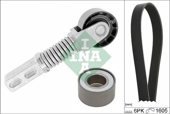 INA 529 0464 10 - Kit Cinghie Poly-V autozon.pro