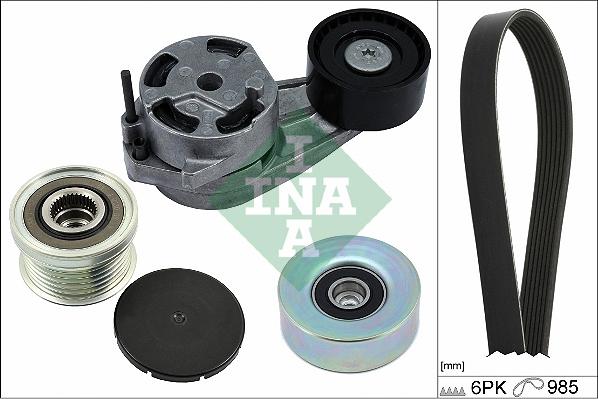 INA 529 0482 20 - Kit Cinghie Poly-V autozon.pro